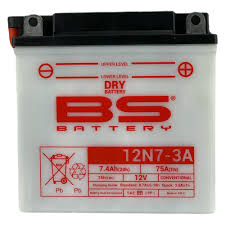 BATERIA 12N7-3A (con Acido) BS Battery